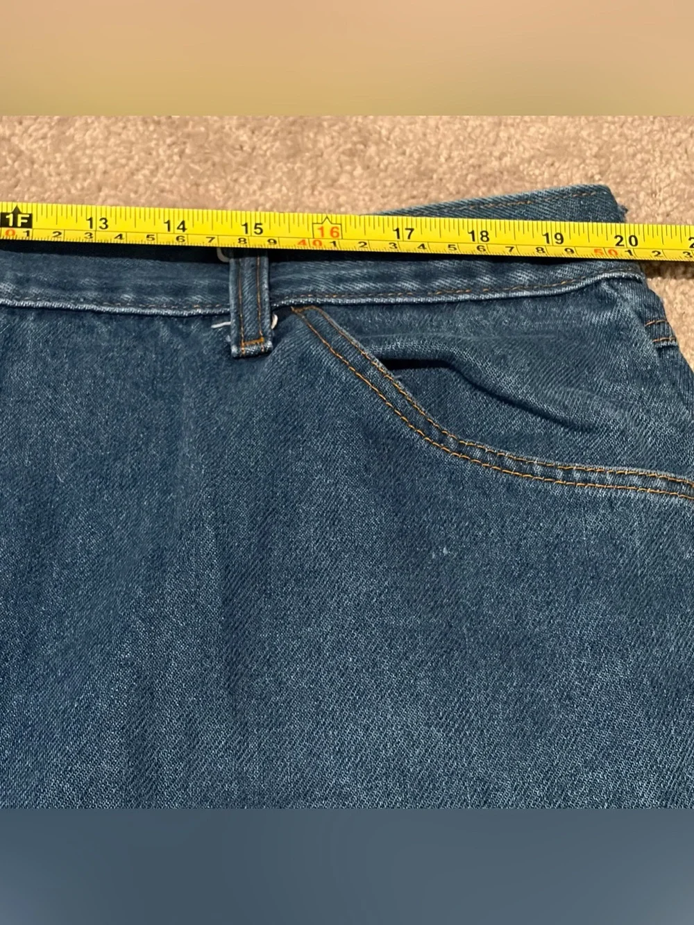 VTG Sears Roebuck Men’s Jeans 40x40 Fits 40x34 Blue Western USA Made